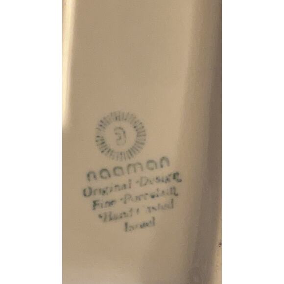 Naaman Artline White Ceramic Flower Vase Pottery Mid Century Vintage - Picture 7 of 16